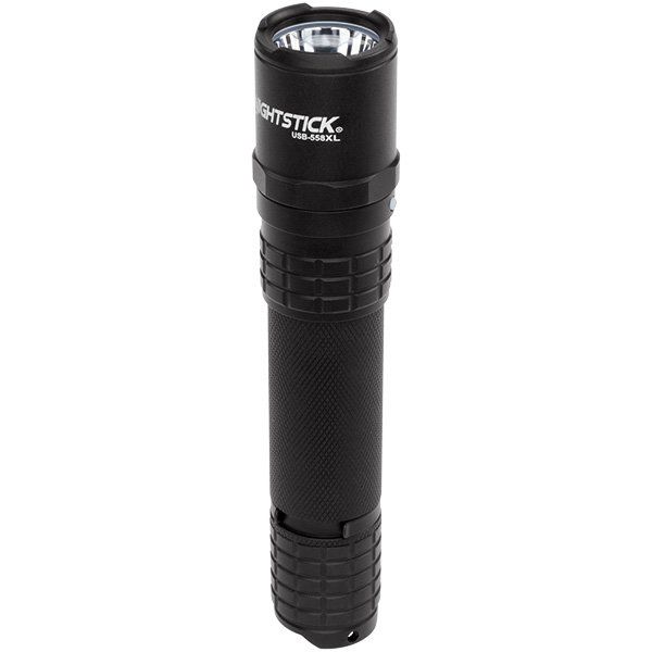 USB Rechargeable Tactical Flashlight Nightstick
