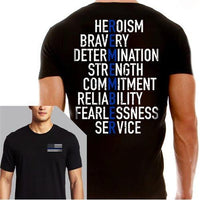Men's Shirt - Thin Blue Line Remember Thin Blue Line