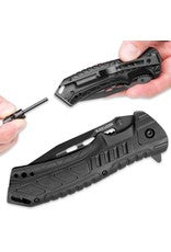 Black Legion Pocket Knife w/ Fire Starter