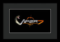Viper logo - Framed Print